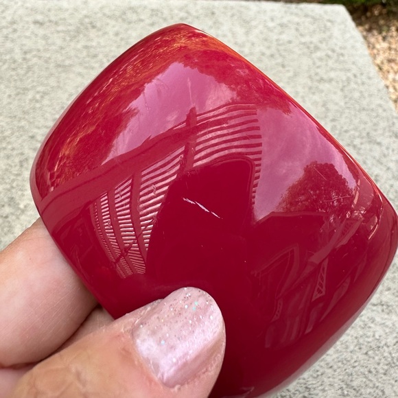 Red Plastic Bangle - Picture 2 of 2